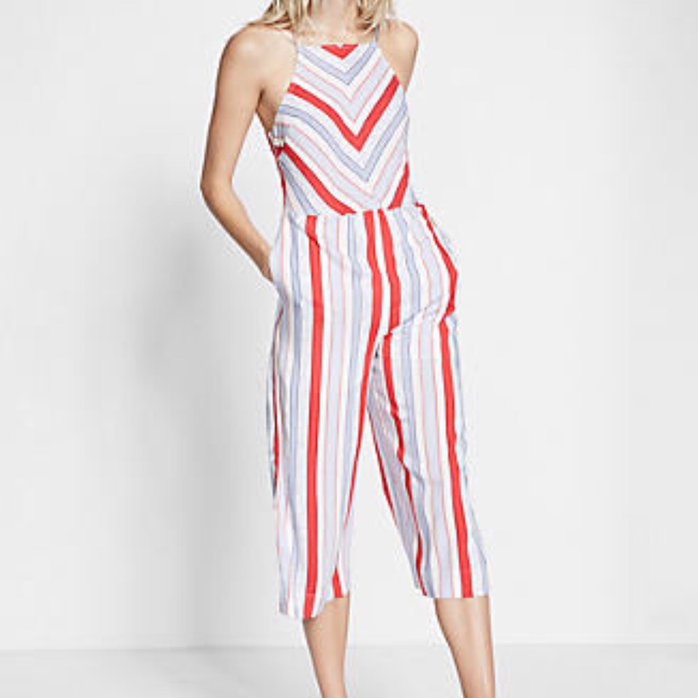 Express striped Romper